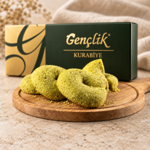 Gençlik kutusuyla tereyağlı fıstıklı kurabiye